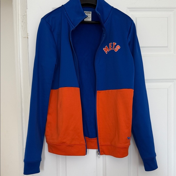 PINK Victoria's Secret Blue Mets Jacket - Picture 1 of 6